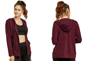 Lightweight & Cotton Hoodie Jacket (Active or Casual)