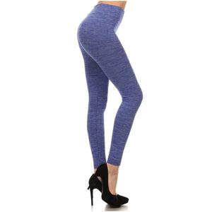 Fleece Athleisure Leggings in Heather