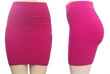 Ribbed & Fitted Mini Skirts