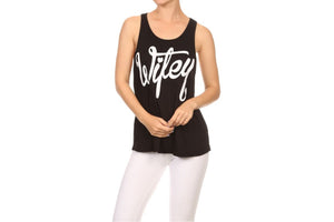Wifey Tank Tee for the Mother, Wife, or Bride