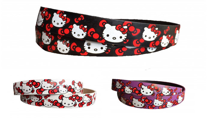 Kids' Hello Kitty Leather Belts