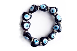Zirconia Evil Eye Glass Crystal Bracelets