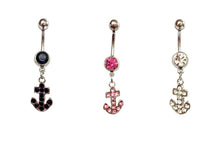 Stainless Steel Belly Rings - Anchors