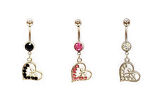 Stainless Steel Belly Rings - Lovely Heart