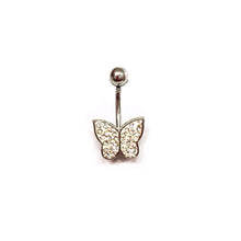 Stainless Steel Belly Rings - Butterfly