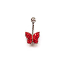 Stainless Steel Belly Rings - Butterfly