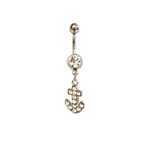 Stainless Steel Belly Rings - Anchors