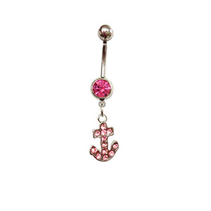 Stainless Steel Belly Rings - Anchors