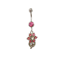 Stainless Steel Belly Rings - Flowers