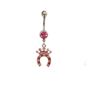 Stainless Steel Belly Rings - Royal Horseshoe