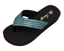 Slip-On Crystal Thong Sandals