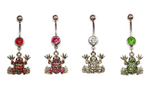 Stainless Steel Belly Rings - Frog