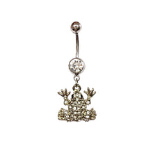 Stainless Steel Belly Rings - Frog