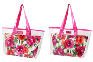 Jacki Designs' Tropicana Tote Bag Set (2 Piece Set)