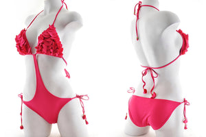 Monokini Adjustable Summer Swimwear with Ruffles