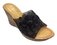Sunflower Easy Slip Wedge Sandals