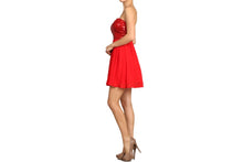 Sequin Evening Sweetheart Knee Length Dress