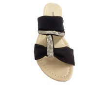 Silver Crystal Stone Sandals