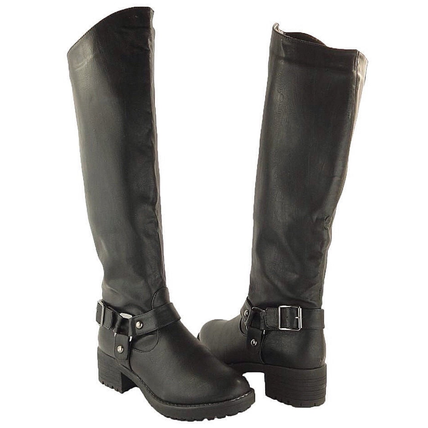 Tall Leather Riding Boots