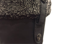 Fur Cuffed Leather Flat Boots