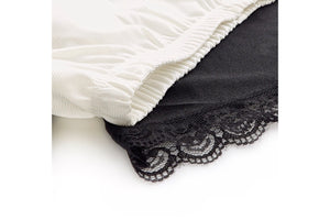 Cling-Free Half Slip with Lace - Size S to 4XL