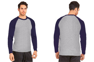 Men's Long Sleeve Raglan Baseball Shirt