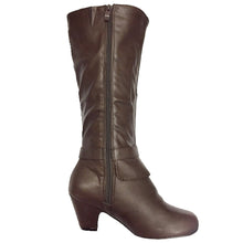 Wide Calf Riding Low Heel Boots