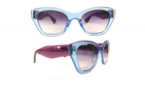 Oversized Cateye & Rhinestone Fashion Sunglasses