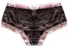 Sheer Lace Bikini Panties with Button Decor