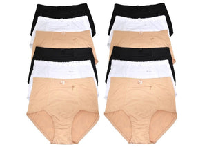 Slimming High Waist Briefs with Pockets (Neutral Colors)
