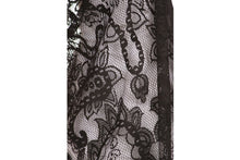 Long Embroidered Crochet Lace Kimono Cardigan