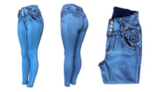 Mid-Rise Skinny Denim Push-Up Jeans