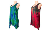 Tie Dye & Sleeveless Relaxed Fit Tank Top