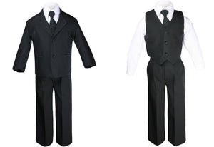 Formal Suit Sets for Boys and Toddlers - Black