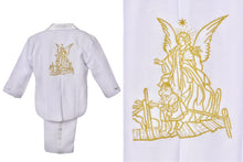 Virgin Mary Baptism Tux Suits for Boys and Toddlers (Gold)