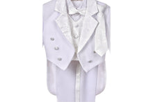 Virgin Mary Baptism Tux Suits for Boys and Toddlers (Silver)
