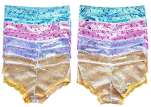 Satin Boldly Colored Bunny Bikini Panties