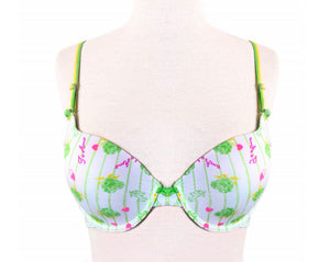 Bright & Colorful Floral "I Love You" Bras