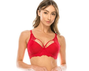 Feminine Lace & Strappy Full Cup Bras