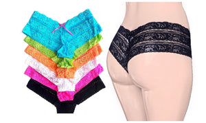 Scalloped & Feminine Sheer Lace Panties