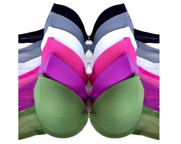 Jewel Colored Sweetheart Bras