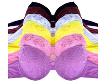 Pastel Floral Lace Full Coverage Bras