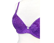 Gently Padded Crystal Lace Bras