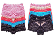 Scalloped & Sheer Lace Boyshort Panties