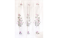 Sheer Curtains with Floral Embroideries (2 Pack)