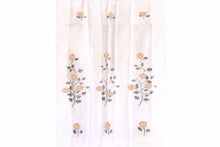 Sheer Curtains with Floral Embroideries (2 Pack)