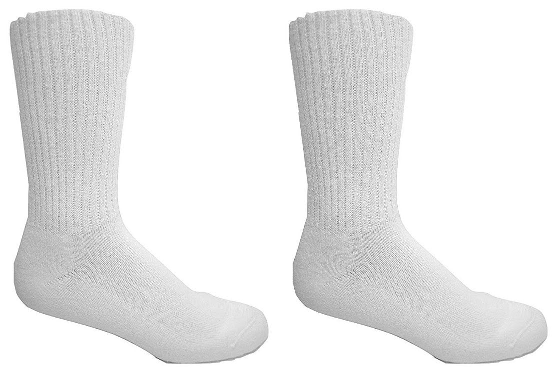 Diabetes Socks - Tall White (12 Pairs)