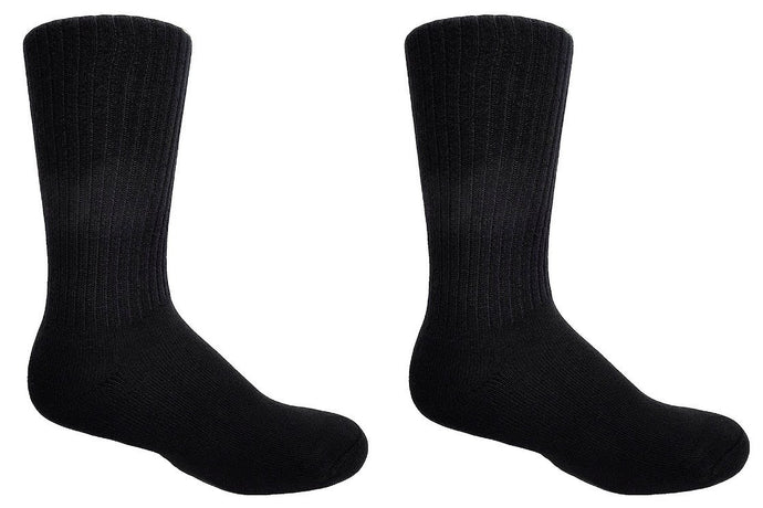 Diabetes Socks - Tall Black (12 Pairs)