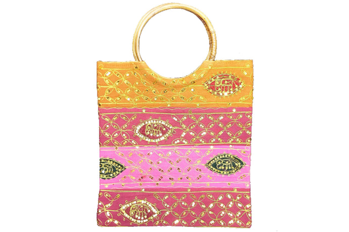 Casual Embellished Tote Bag