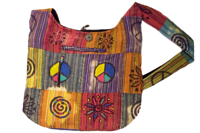 Patchwork Cross-body Shoulder Tote Bag